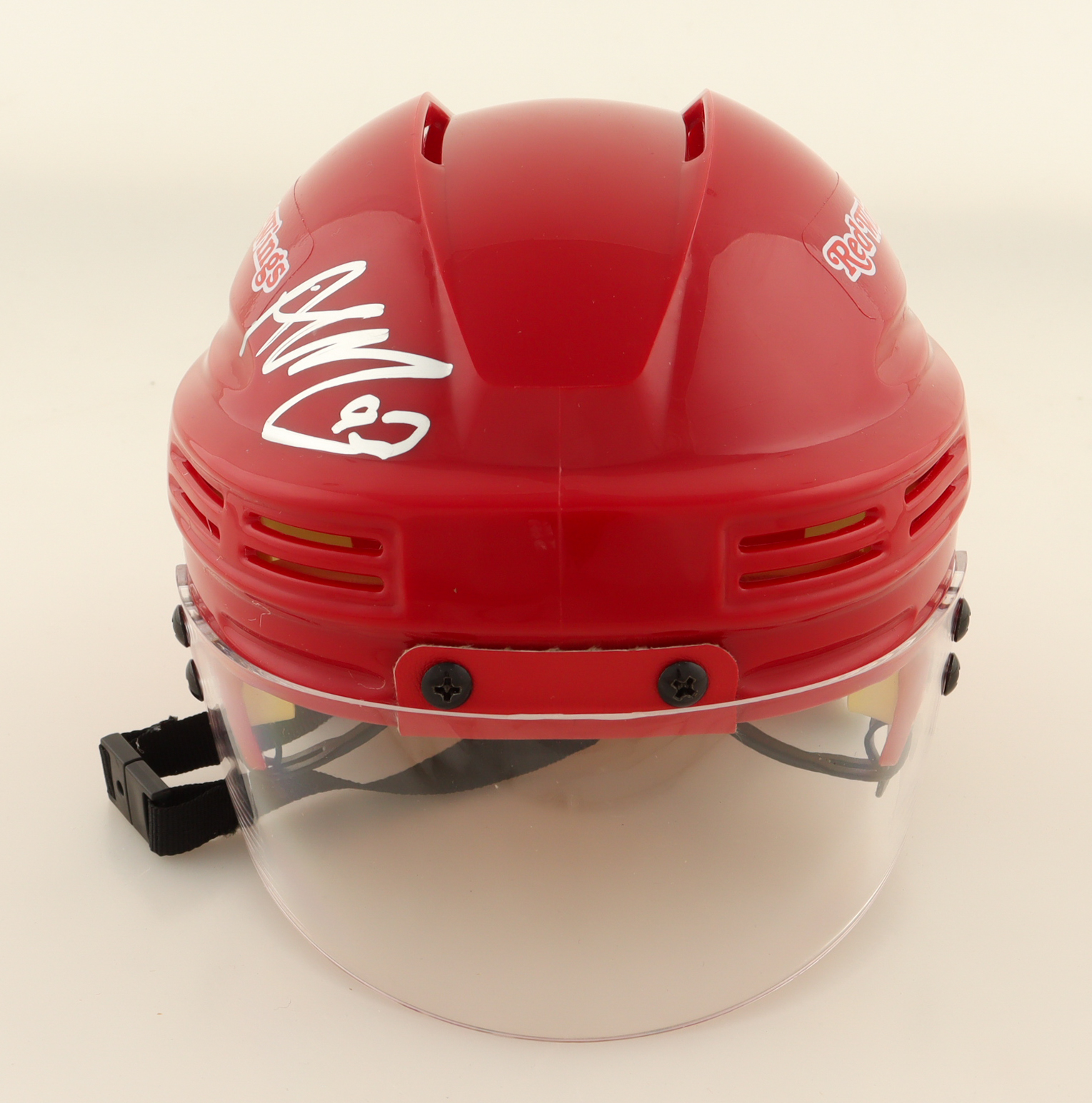 Alex DeBrincat Signed Mini Helmet (Fanatics) at PristineAuction.com Alex DeBrincat Signed Mini Helmet (Fanatics) at PristineAuction.com