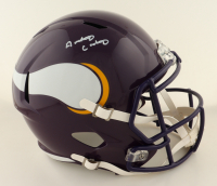 Anthony Carter Signed Vikings Full-Size Speed Helmet (JSA) at PristineAuction.com