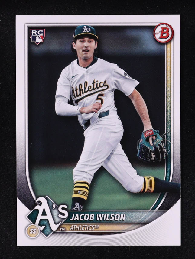 Jacob Wilson 2025 Bowman #9 RC at PristineAuction.com Jacob Wilson 2025 Bowman #9 RC at PristineAuction.com