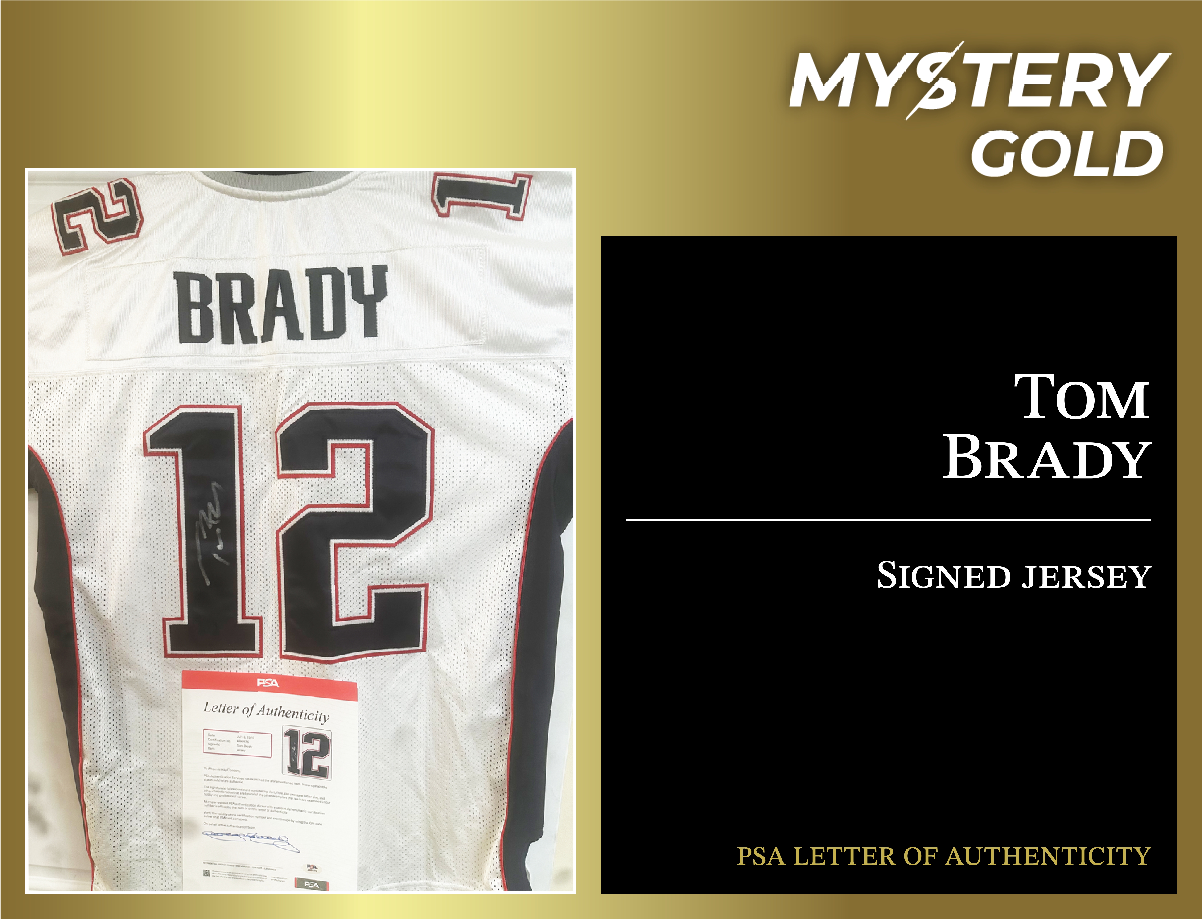 MYSTERY GOLD PRESENTS Memorabilia Grails Each PACK - CONTAINS 1 Certified Autographed Jersey! at PristineAuction.com MYSTERY GOLD PRESENTS Memorabilia Grails Each PACK - CONTAINS 1 Certified Autographed Jersey! at PristineAuction.com