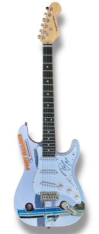 Post Malone Signed Custom Stratocaster Style Guitar (Beckett) at PristineAuction.com Post Malone Signed Custom Stratocaster Style Guitar (Beckett) at PristineAuction.com
