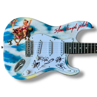 "Stone Temple Pilots" Custom No. 4 Stratocaster Style Guitar Band-Signed By (4) with Dean DeLeo, Robert DeLeo, Eric Kretz & Jeff Gutt (JSA) at PristineAuction.com