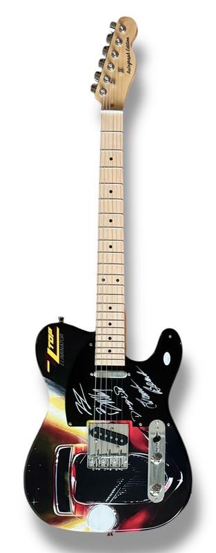 Billy Gibbons, Frank Beard & Dusty Hill Signed "ZZ Top" Custom Telecaster Guitar (JSA) at PristineAuction.com Billy Gibbons, Frank Beard & Dusty Hill Signed "ZZ Top" Custom Telecaster Guitar (JSA) at PristineAuction.com