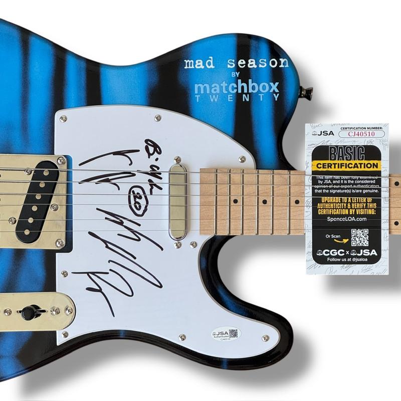 "Matchbox Twenty" Custom Telecaster Guitar Band-Signed By (4) with Rob Thomas, Brian Yale, Paul Doucette & Kyle Cook (JSA) at PristineAuction.com "Matchbox Twenty" Custom Telecaster Guitar Band-Signed By (4) with Rob Thomas, Brian Yale, Paul Doucette & Kyle Cook (JSA) at PristineAuction.com