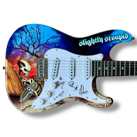 Miles Doughty, Kyle McDonald & Ryan Moran Signed "Slightly Stoopid" Custom Stratocaster Guitar (JSA) at PristineAuction.com