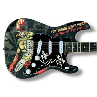Zoltan Bathory, Ivan Moody & Chris Kael Signed "Five Finger Death Punch" Stratocaster Guitar (JSA) at PristineAuction.com