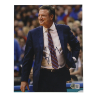 Bill Self Signed Kansas Jayhawks 8x10 Photo (Beckett) at PristineAuction.com
