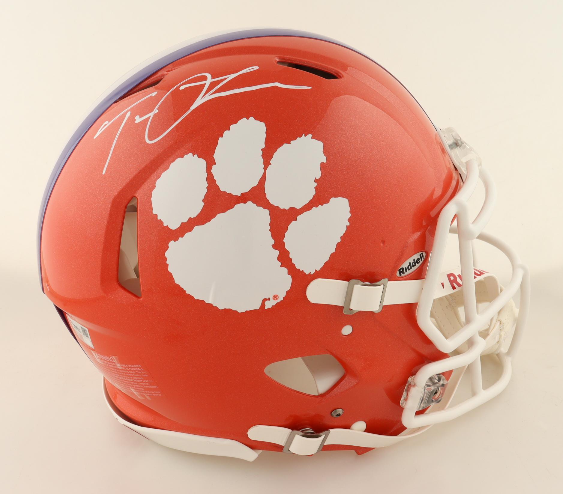 Trevor Lawrence Signed Clemson Tigers Full-Size Authentic Speed Helmet (Fanatics) at PristineAuction.com Trevor Lawrence Signed Clemson Tigers Full-Size Authentic Speed Helmet (Fanatics) at PristineAuction.com