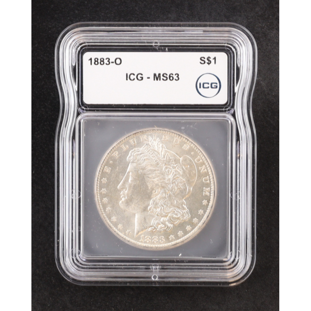 1883-O Morgan Silver Dollar (ICG MS63) at PristineAuction.com