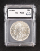1904-O Morgan Silver $1 Dollar (ICG MS63) at PristineAuction.com