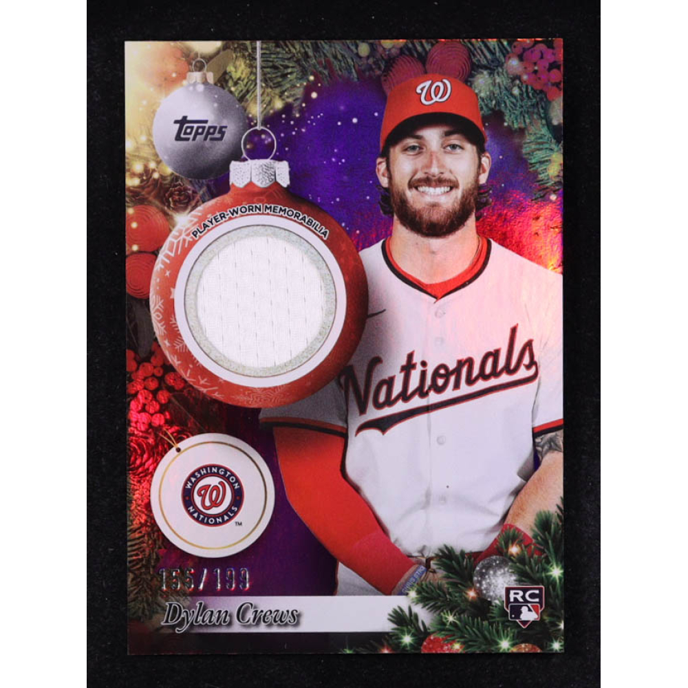 Dylan Crews 2025 Topps Holiday Player Relics Metallic Purple #PRDC RC #155/199 at PristineAuction.com