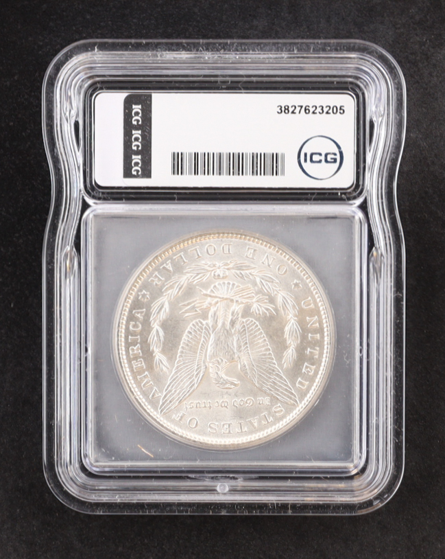 1887 Morgan Silver $1 Dollar (ICG MS63) at PristineAuction.com 1887 Morgan Silver $1 Dollar (ICG MS63) at PristineAuction.com