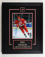 Ron Francis Signed Hurricanes Custom Framed Photo (COJO) at PristineAuction.com