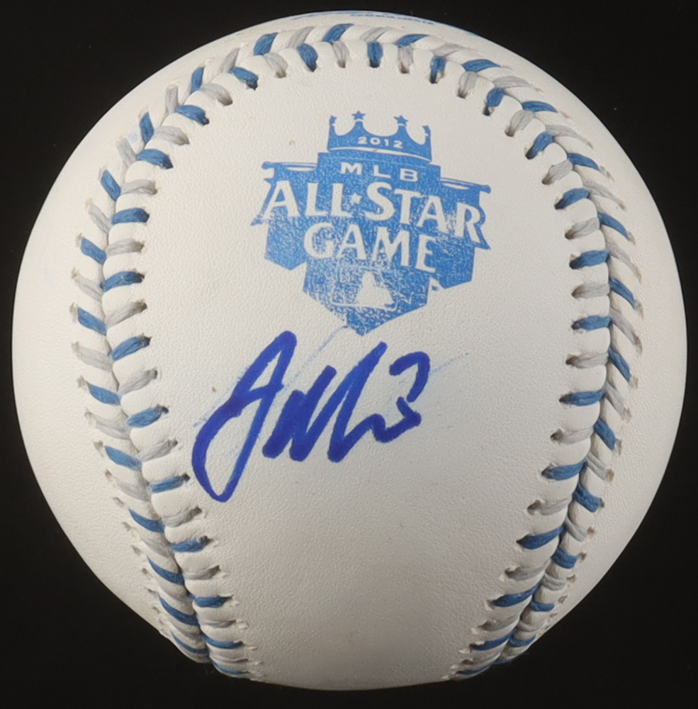 Joe Mauer Signed 2012 All-Star Game Logo Baseball (Beckett) at PristineAuction.com Joe Mauer Signed 2012 All-Star Game Logo Baseball (Beckett) at PristineAuction.com