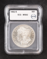 1882-S Morgan Silver $1 Dollar (ICG MS61) at PristineAuction.com