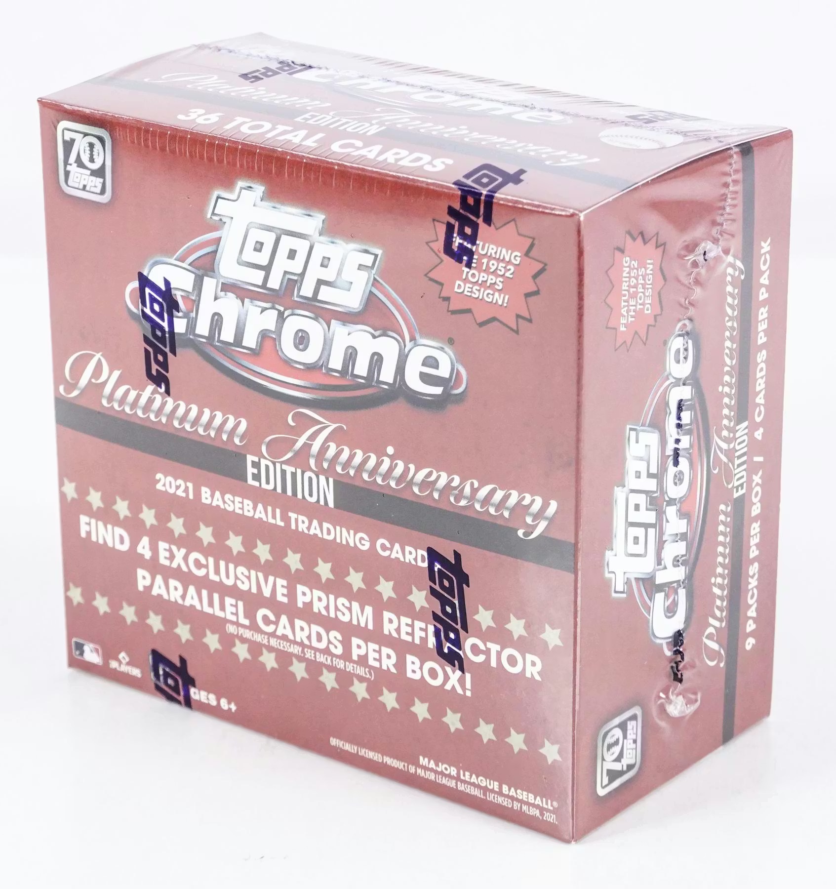 2021 Topps Chrome Platinum Anniversary Baseball Mega Box (Red) at PristineAuction.com 2021 Topps Chrome Platinum Anniversary Baseball Mega Box (Red) at PristineAuction.com