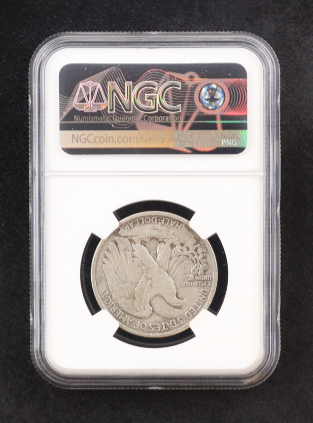1918-S Walking Silver Half Dollar (NGC F15) at PristineAuction.com 1918-S Walking Silver Half Dollar (NGC F15) at PristineAuction.com
