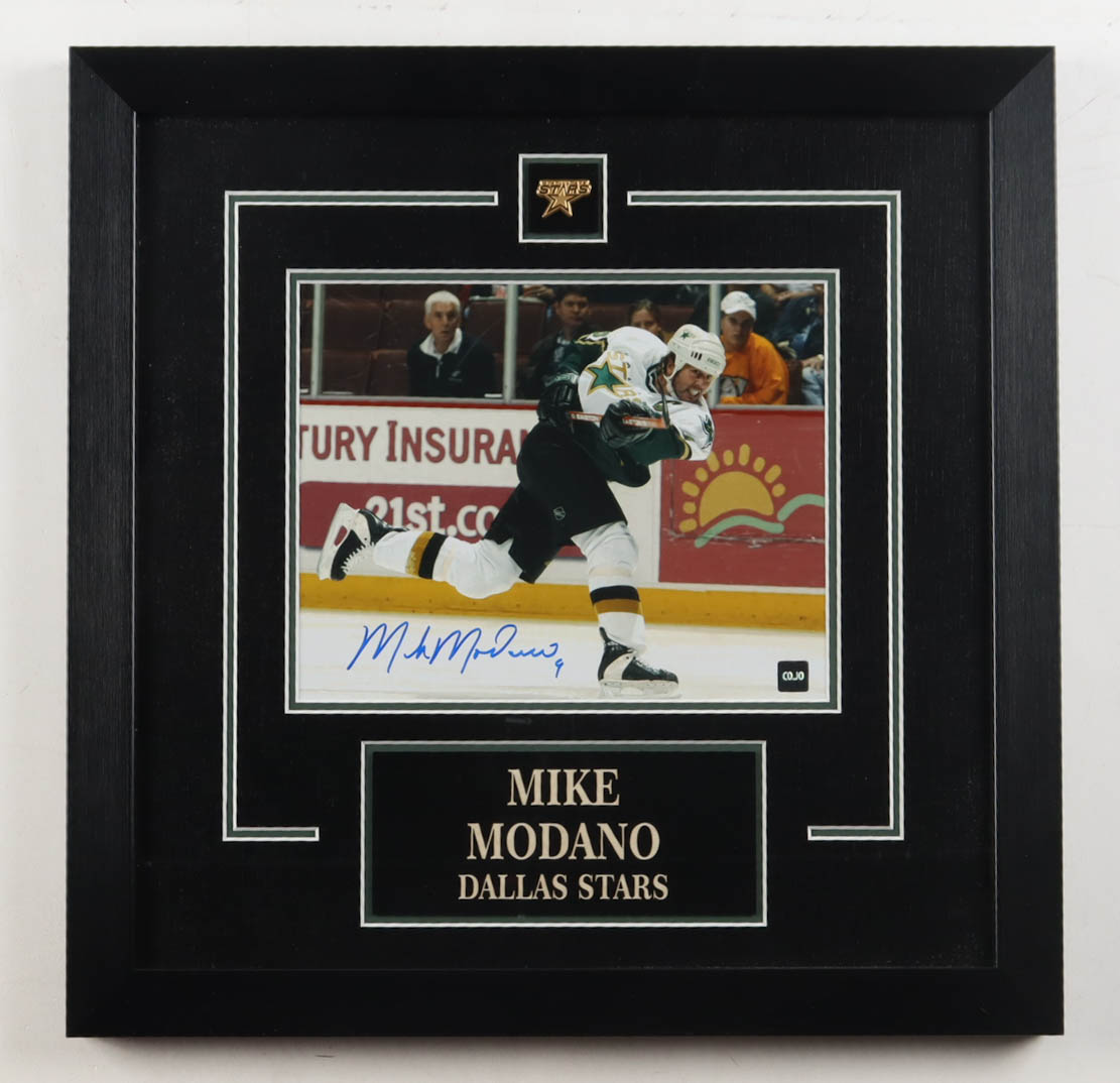 Mike Modano Signed Stars Custom Framed Photo (COJO) at PristineAuction.com Mike Modano Signed Stars Custom Framed Photo (COJO) at PristineAuction.com