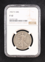 1927-S Walking Silver Half Dollar (NGC F12) at PristineAuction.com