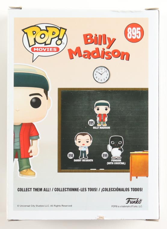 Adam Sandler Signed "Billy Madison" #896 Billy Madison Funko Pop! Deluxe Vinyl Figure (PSA) at PristineAuction.com Adam Sandler Signed "Billy Madison" #896 Billy Madison Funko Pop! Deluxe Vinyl Figure (PSA) at PristineAuction.com