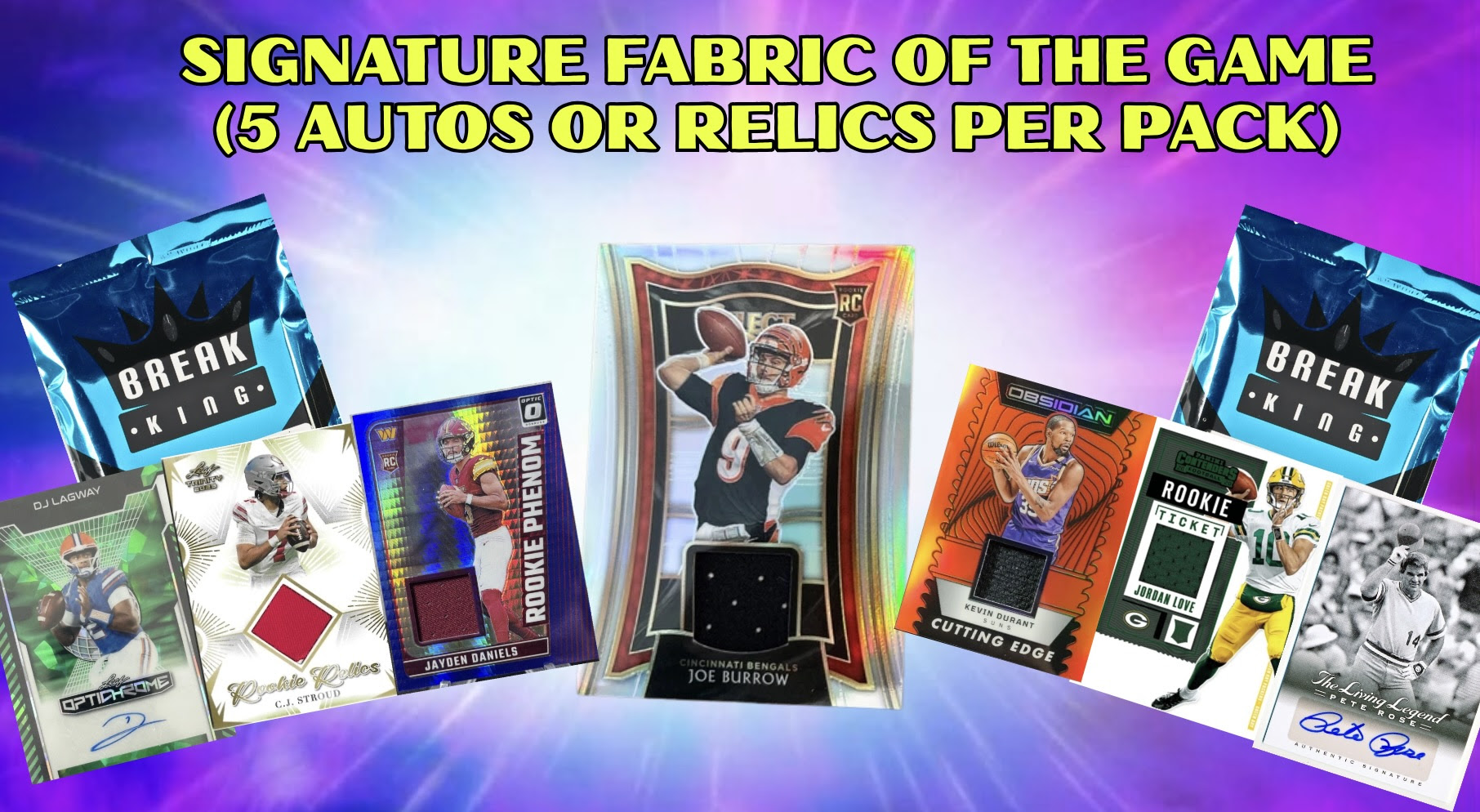 Break King: Signature Fabric of The Game Mystery Box at PristineAuction.com Break King: Signature Fabric of The Game Mystery Box at PristineAuction.com