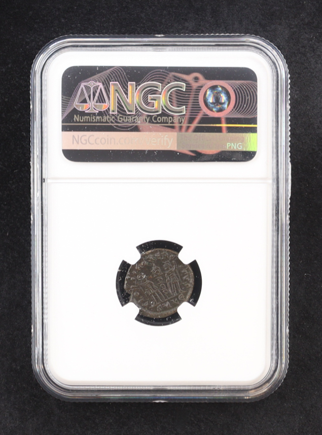 Roman Empire - Constans, AD 337-350, AE4 (BI Nummus) (NGC) at PristineAuction.com Roman Empire - Constans, AD 337-350, AE4 (BI Nummus) (NGC) at PristineAuction.com