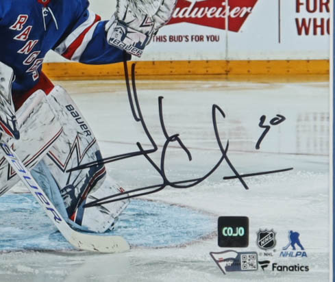 Henrik Lundqvist Signed Rangers Custom Framed Photo (COJO & Fanatics) at PristineAuction.com Henrik Lundqvist Signed Rangers Custom Framed Photo (COJO & Fanatics) at PristineAuction.com