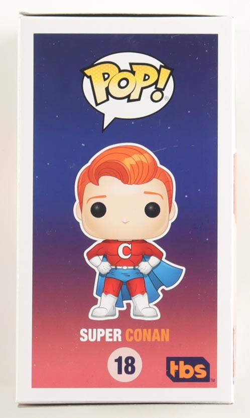 Conan O'Brien Signed "Conan" #18 Funko Pop! Vinyl Figure (PSA) at PristineAuction.com Conan O'Brien Signed "Conan" #18 Funko Pop! Vinyl Figure (PSA) at PristineAuction.com