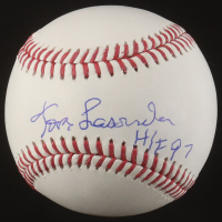 Tommy Lasorda Signed OML Baseball Inscribed "H/F 97" (Beckett) at PristineAuction.com