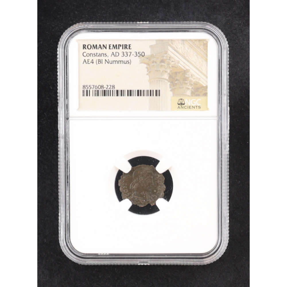 Roman Empire - Constans, AD 337-350, AE4 (BI Nummus) (NGC) at PristineAuction.com