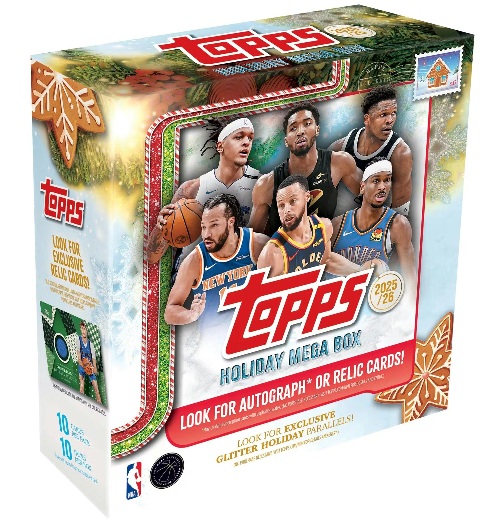 2025 Topps Holiday Basketball Mega Box at PristineAuction.com 2025 Topps Holiday Basketball Mega Box at PristineAuction.com