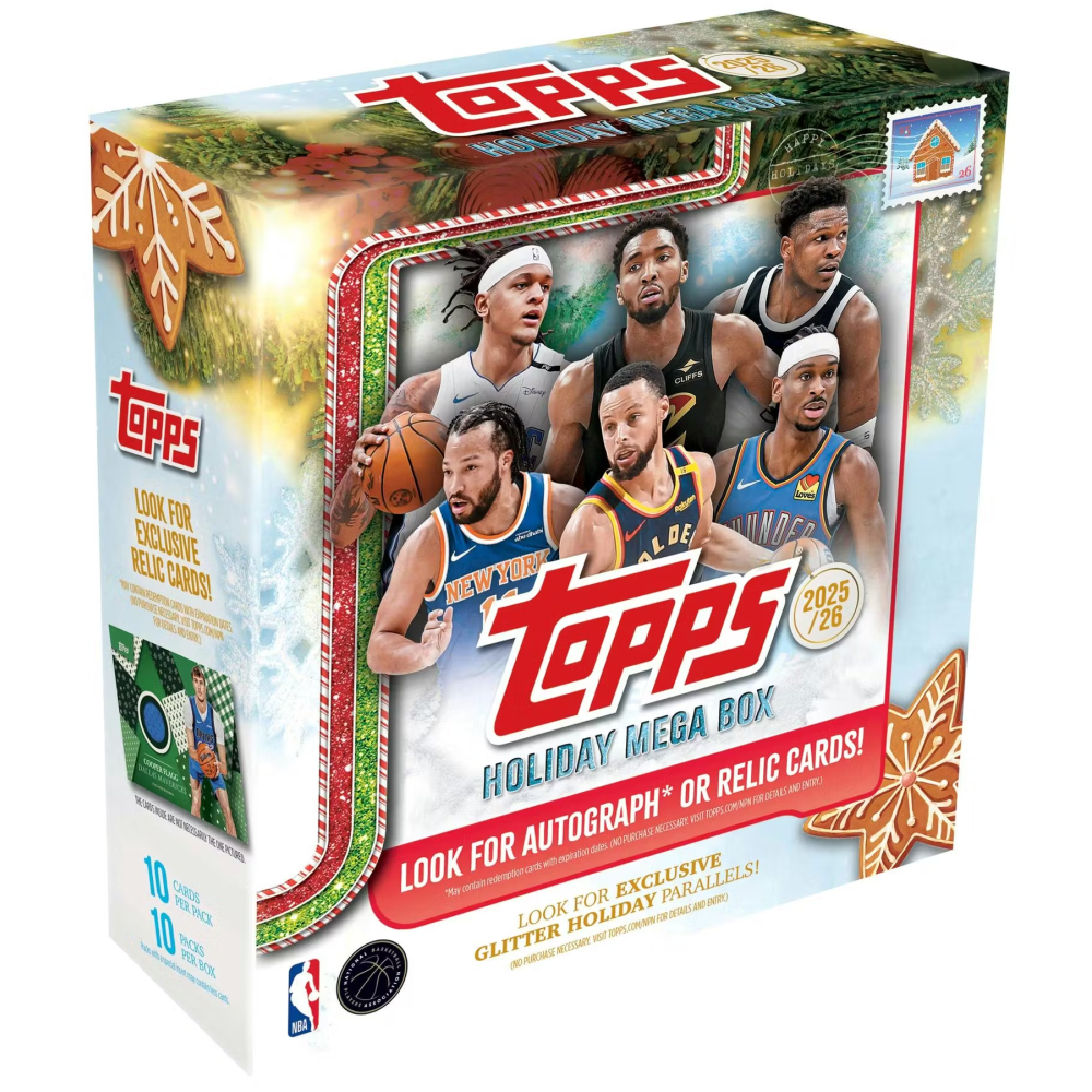 2025 Topps Holiday Basketball Mega Box at PristineAuction.com