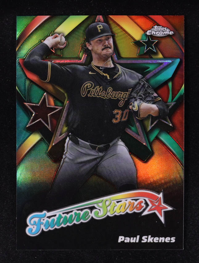 Paul Skenes 2025 Topps Chrome Future Stars #FS2 at PristineAuction.com Paul Skenes 2025 Topps Chrome Future Stars #FS2 at PristineAuction.com