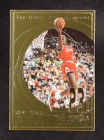 Michael Jordan 1996 Upper Deck 22KT Gold 1985 Slam Dunk Champion #3 #07028/23000 at PristineAuction.com
