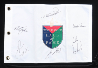 World Golf Hall Of Fame Pin Flag Signed By (7) With Nick Faldo, Vijay Singh, Mark O'Meara Inscribed "HOF 06" (JSA) at PristineAuction.com