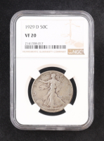 1929-D Walking Silver Half Dollar (NGC VF20) at PristineAuction.com