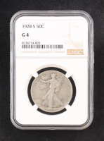 1928-S Walking Silver Half Dollar (NGC G4) at PristineAuction.com