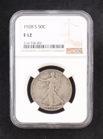1928-S Walking Silver Half Dollar (NGC F12) at PristineAuction.com