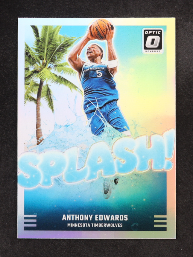Anthony Edwards 2024-25 Panini Donruss Optic Splash! #7 at PristineAuction.com Anthony Edwards 2024-25 Panini Donruss Optic Splash! #7 at PristineAuction.com