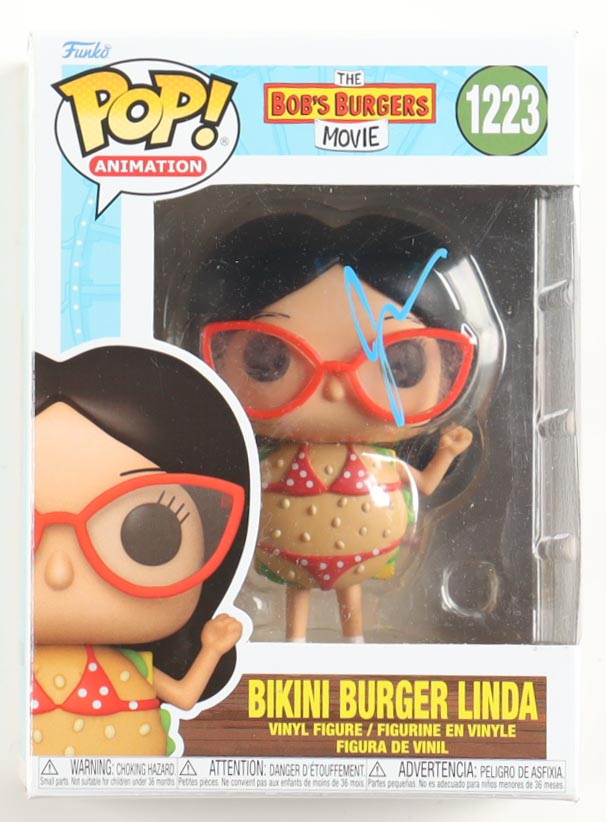 John Roberts Signed "The Bob's Burgers Movie" #1223 Bikini Burger Linda Funko Pop! Vinyl Figure (ACOA) at PristineAuction.com John Roberts Signed "The Bob's Burgers Movie" #1223 Bikini Burger Linda Funko Pop! Vinyl Figure (ACOA) at PristineAuction.com