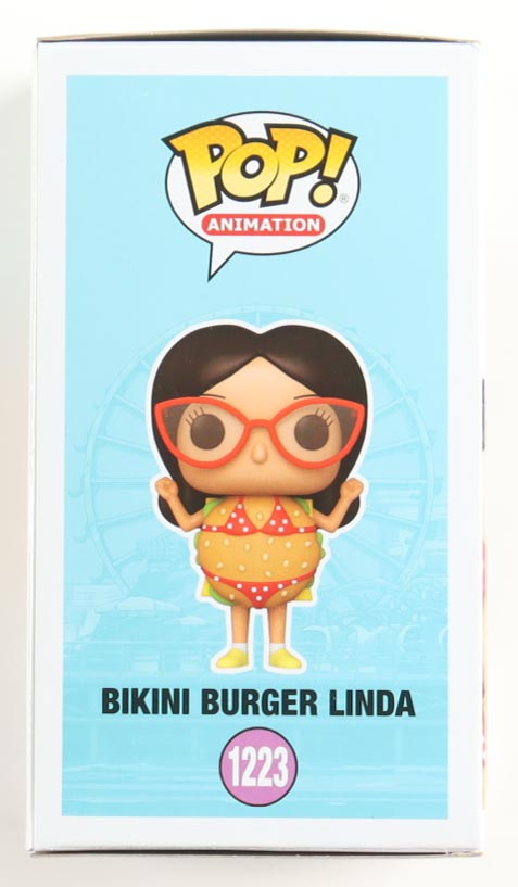 John Roberts Signed "The Bob's Burgers Movie" #1223 Bikini Burger Linda Funko Pop! Vinyl Figure (ACOA) at PristineAuction.com John Roberts Signed "The Bob's Burgers Movie" #1223 Bikini Burger Linda Funko Pop! Vinyl Figure (ACOA) at PristineAuction.com