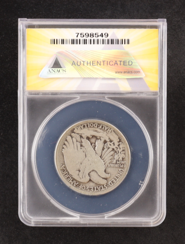 1918-D Walking Silver Half Dollar (ANACS G4) at PristineAuction.com 1918-D Walking Silver Half Dollar (ANACS G4) at PristineAuction.com