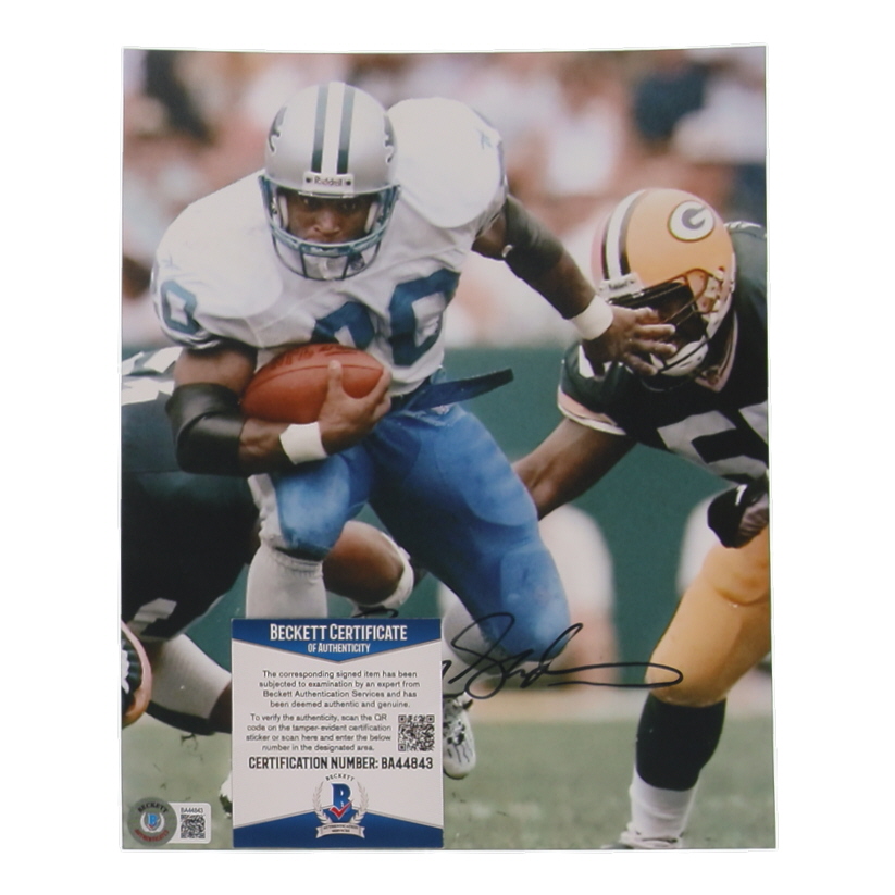Barry Sanders Signed Lions 8x10 Photo (Beckett) at PristineAuction.com Barry Sanders Signed Lions 8x10 Photo (Beckett) at PristineAuction.com