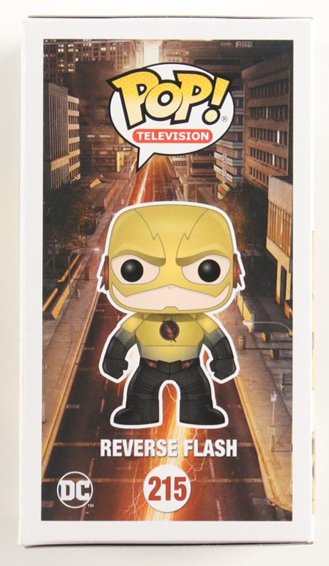 Ezra Miller Signed "The Flash" #215 Reverse Flash Funko Pop! Vinyl Figure (PSA) at PristineAuction.com Ezra Miller Signed "The Flash" #215 Reverse Flash Funko Pop! Vinyl Figure (PSA) at PristineAuction.com