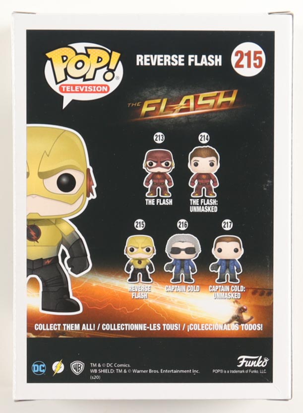 Ezra Miller Signed "The Flash" #215 Reverse Flash Funko Pop! Vinyl Figure (PSA) at PristineAuction.com Ezra Miller Signed "The Flash" #215 Reverse Flash Funko Pop! Vinyl Figure (PSA) at PristineAuction.com