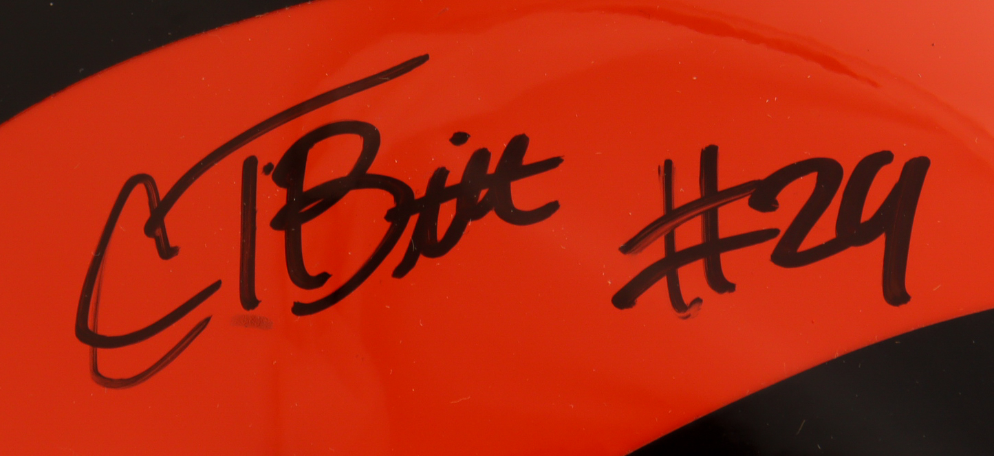 Cam Taylor-Britt Signed Bengals Full-Size Speed Helmet (JSA) at PristineAuction.com Cam Taylor-Britt Signed Bengals Full-Size Speed Helmet (JSA) at PristineAuction.com