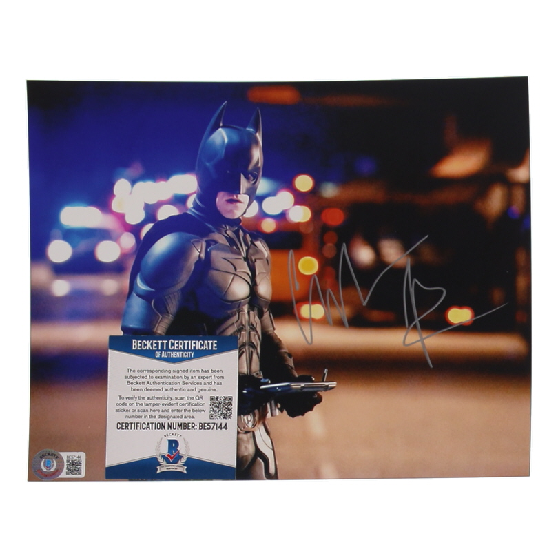 Christian Bale Signed "The Dark Knight" 8x10 Photo (Beckett) at PristineAuction.com Christian Bale Signed "The Dark Knight" 8x10 Photo (Beckett) at PristineAuction.com