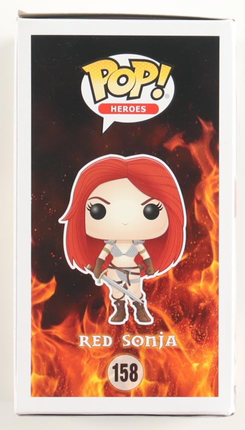 Matilda Lutz Signed "Red Sonja" #158 Red Sonja Funko Pop! Vinyl Figure (ACOA) at PristineAuction.com Matilda Lutz Signed "Red Sonja" #158 Red Sonja Funko Pop! Vinyl Figure (ACOA) at PristineAuction.com