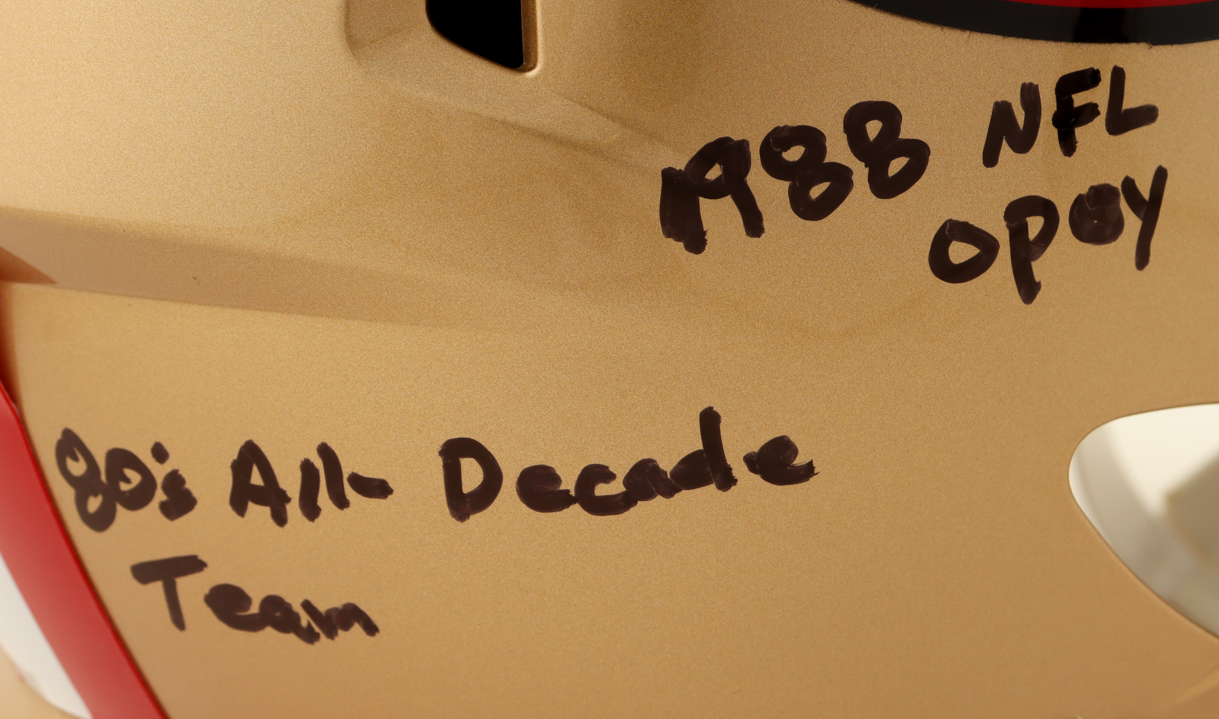 Roger Craig Signed 49ers Full-Size Speed Helmet With Multiple Career Stat Inscriptions (Beckett) at PristineAuction.com Roger Craig Signed 49ers Full-Size Speed Helmet With Multiple Career Stat Inscriptions (Beckett) at PristineAuction.com