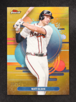 Matt Olson 2025 Topps Finest Gold Refractor #189 #10/25 at PristineAuction.com